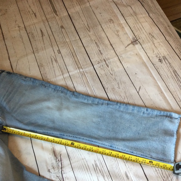 MOTHER The Tripper Flood Fray High Waist Ankle Flare Jeans Big Hair Don’t Car 30 - Picture 13 of 13